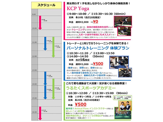 写真2－1，2：KCPフェスタのちらし